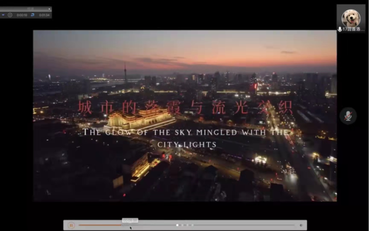 《回首洛阳城，看百年岁月变迁》团队成员答辩场景